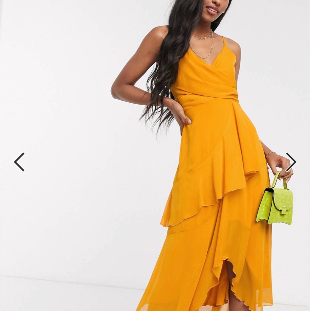 High Low Cami Midi Dress